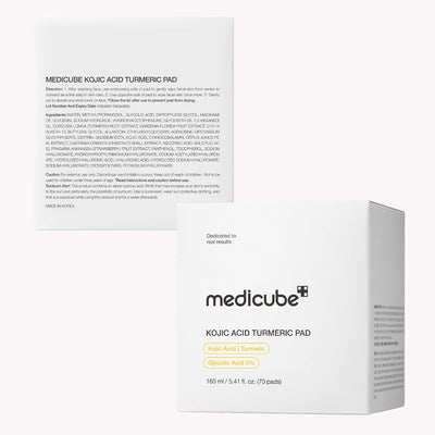Medicube Kojic Acid Turmeric Clarifying Toner Pads for Troubled Skin - 70 Pads - Image 7
