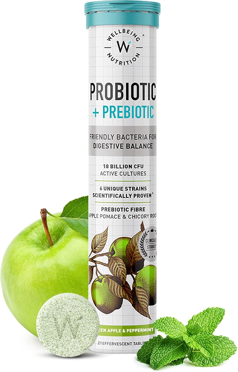Wellbeing Nutrition Probiotic & Prebiotic + Skin Fuel - 36 Effervescent Tablets - Image 2