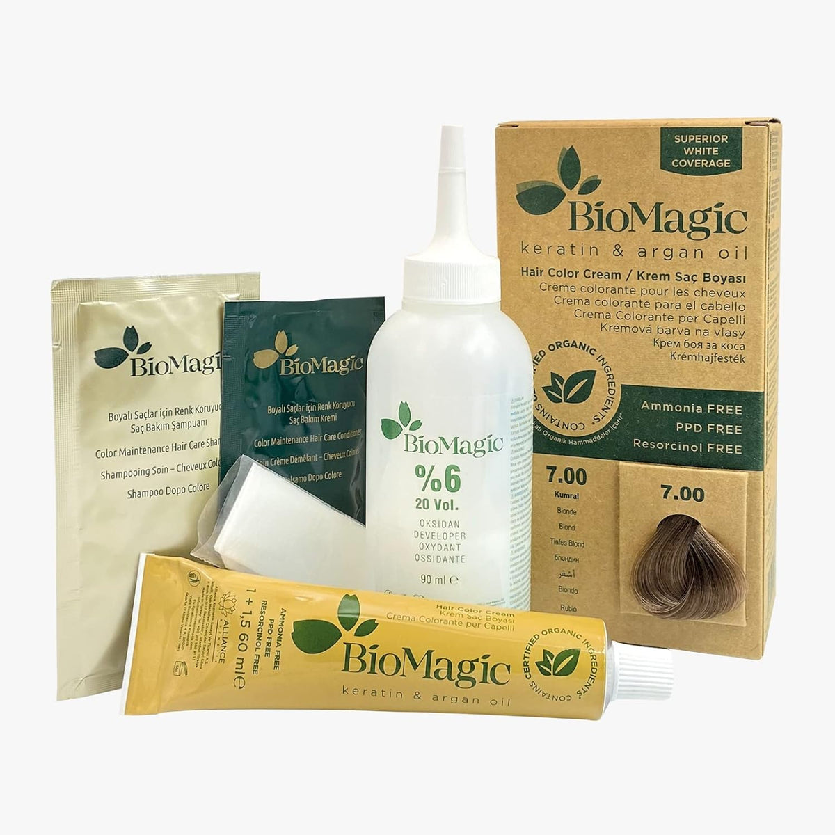 Biomagic Hair Colour C K 7/00 Blonde - Professional Hair Colour & Styling Solution - Image 3