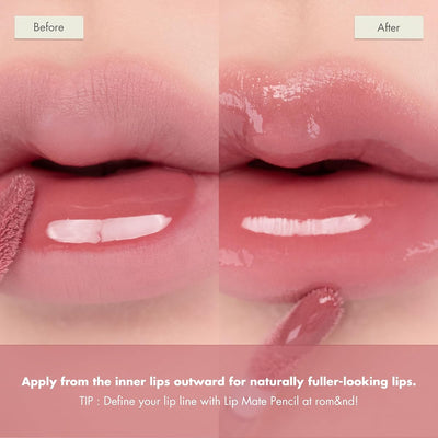 Rom&Nd Glasting Colour Gloss 07 Spring Fever - High-Glossy Lip Gel - Image 4