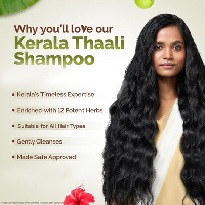 Mamaearth Kerala Thaali Shampoo - With 12 Herbs - 250ml - Image 5