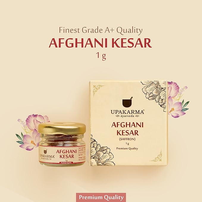 Upakarma Afghani Kesar Saffron - Original, 1 Gram - Image 2
