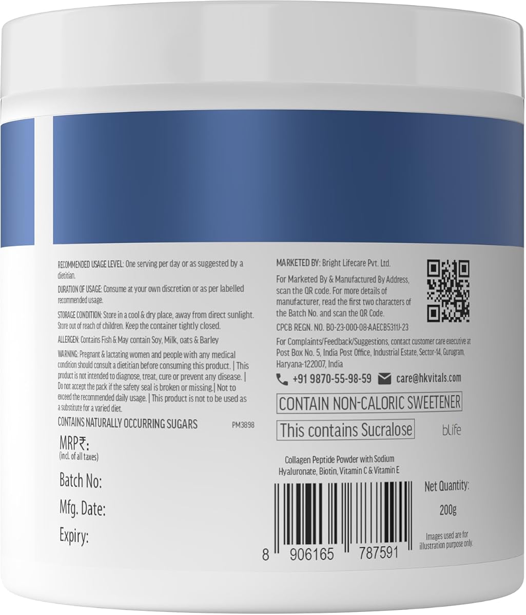 HK Vitals Marine Collagen Supplement for Men - Powder, 200g - Image 8
