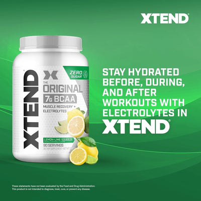 XTEND Original BCAA Powder Lemon Lime - 90 Servings - Image 5