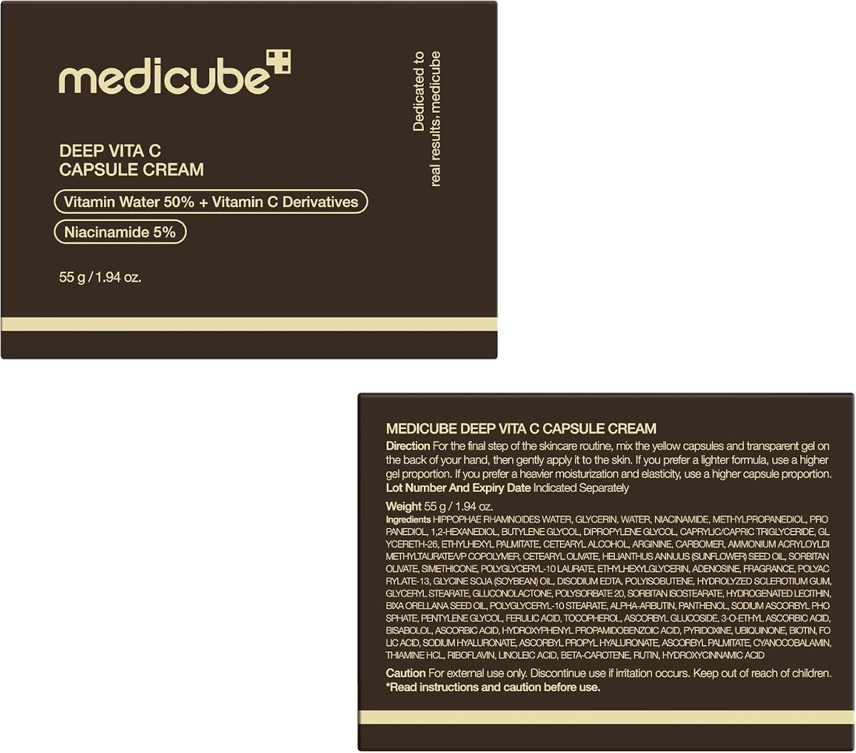 Medicube Deep Vita C Capsule Cream - Vitamin C Gel Texture - 1.94 oz - Image 8