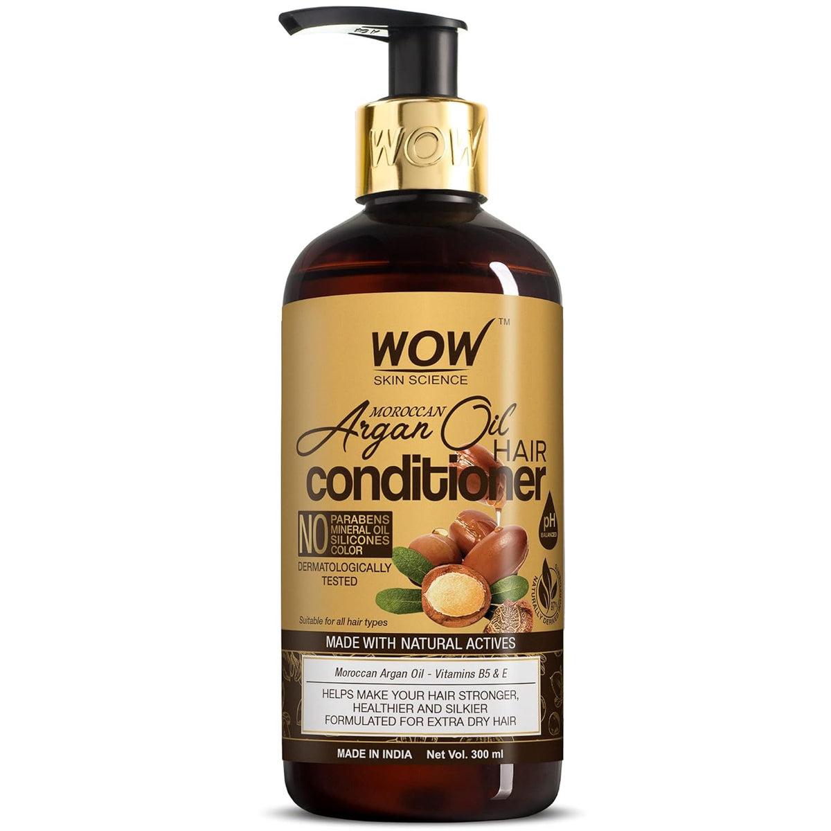 Wow Argan Oil Conditioner 300ml - Nourishing Shampoo & Conditioner