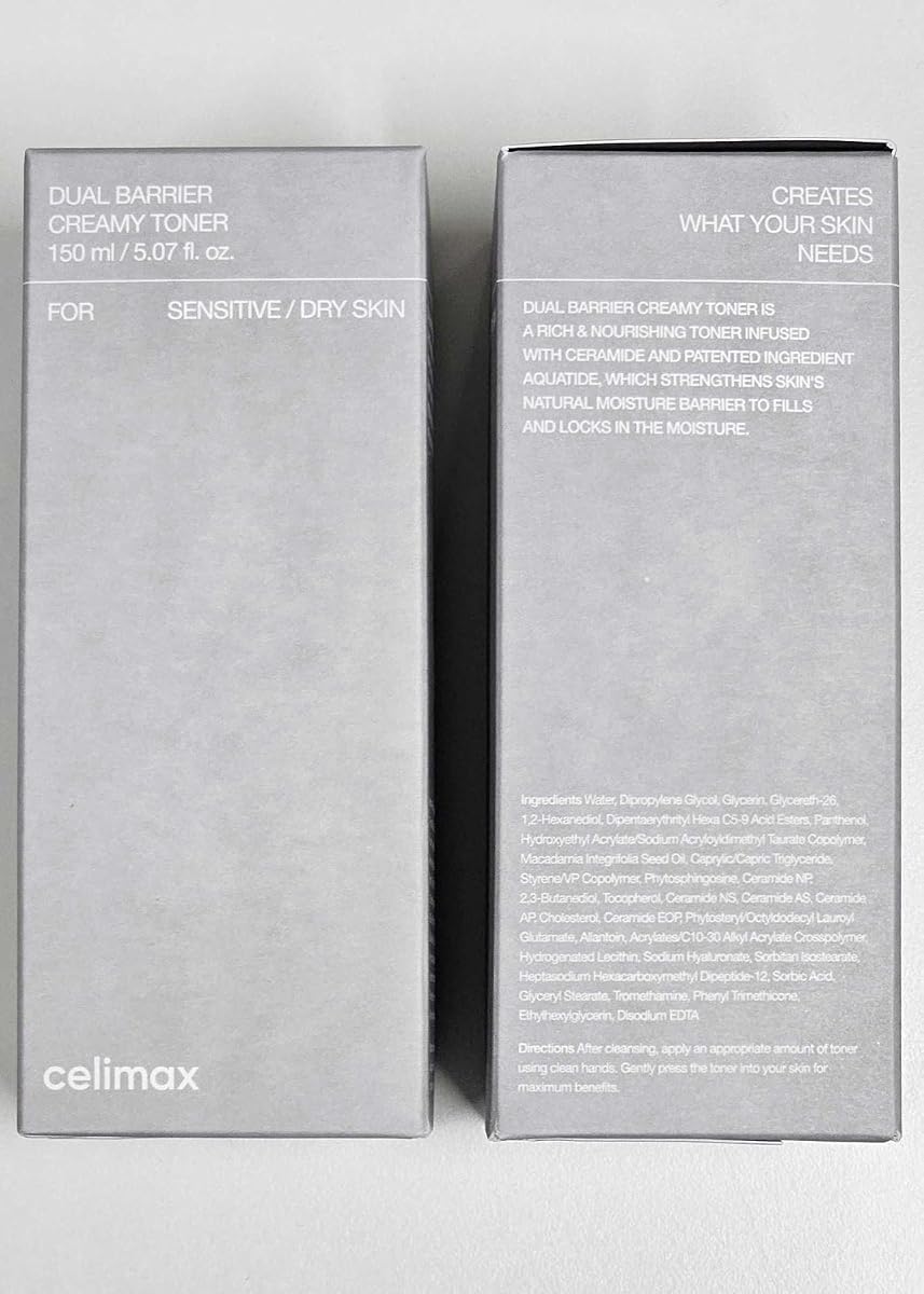 CELIMAX Dual Barrier Creamy Toner with Ceramides - 150ml - Image 8