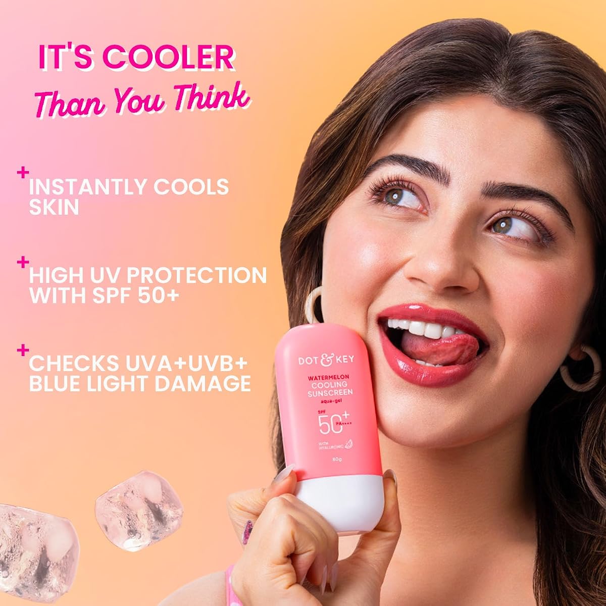 Dot & Key Watermelon Hyaluronic Cooling Sunscreen SPF 50 - 50g - Image 6