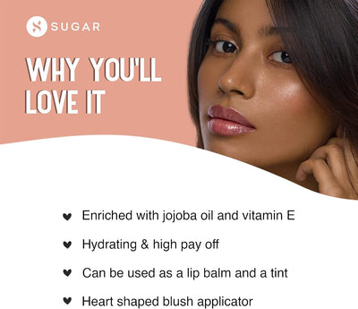 Sugar Cosmetics Time to Shine Lip Gloss - Jojoba Oil & Vitamin E, 4.5g - Image 4