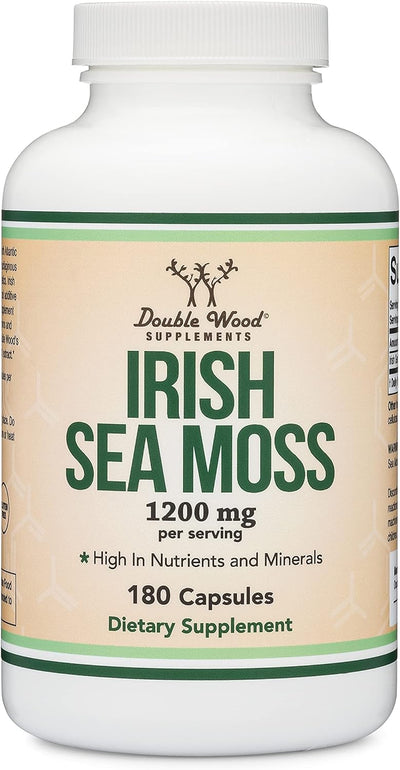 Doublewood Irish Sea Moss Capsules - 1,200mg, 180 Count - Image 5