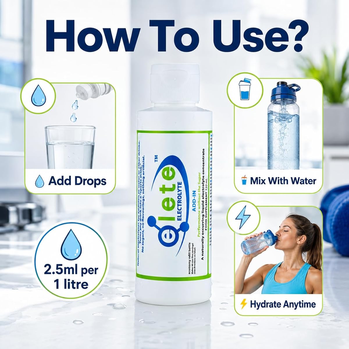 Elete Electrolyte Hydration Drops with CitriLyte - 240ml - Image 7