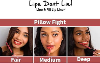 Nykaa Lips Don't Lie Lip Liner - Pillow Fight 02 - Image 4