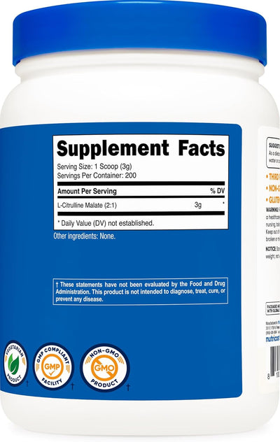 Nutricost L-Citrulline Malate Powder 2:1 Ratio - 600 Grams - Image 5