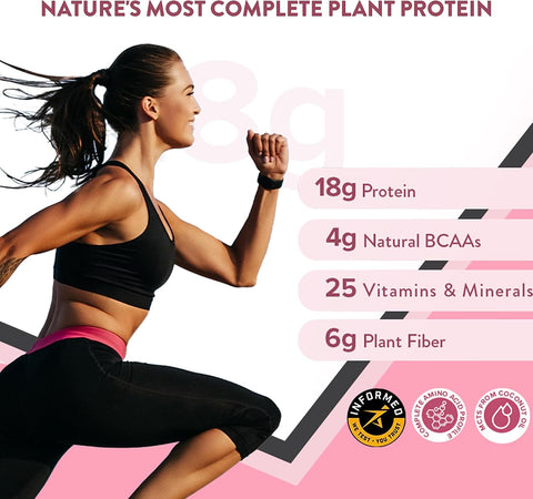 Wellbeing Nutrition Organic Vegan Plant Protein Powder for Women | Chocolate Peanut Butter - 30gm