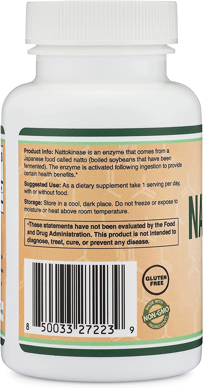 Doublewood Nattokinase Supplement - 4,000 FU Per Serving, 120 Capsules - Image 6