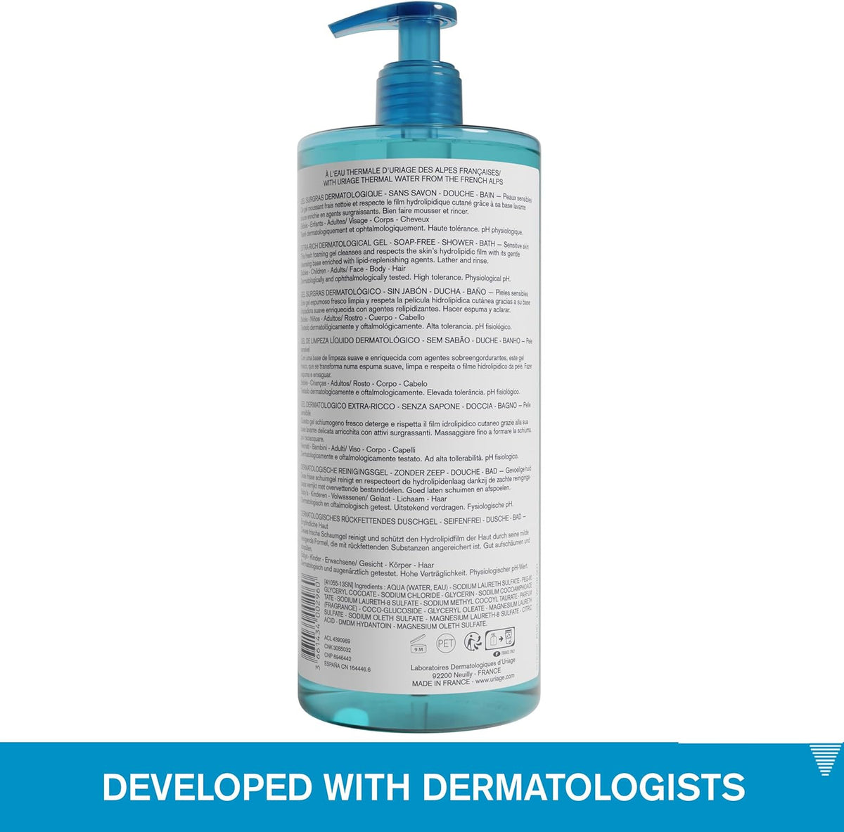 Uriage Extra-Rich Derma Gel - Body Care, 500ml - Image 2