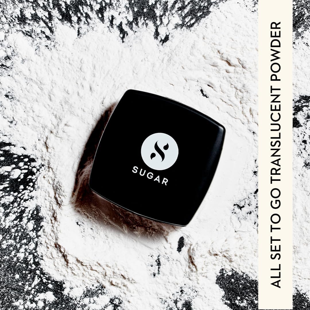 Sugar Cosmetics Translucent All Set To Go Powder - 15g - Image 2