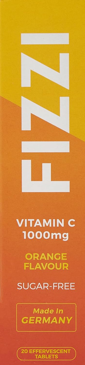 Fizzi Vit C 1000mg Orange Effervescent Tablets - 20 Pack - Image 3