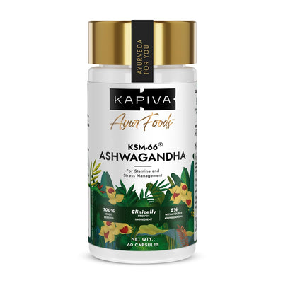 Kapiva KSM-66 Ashwagandha 60 Capsules