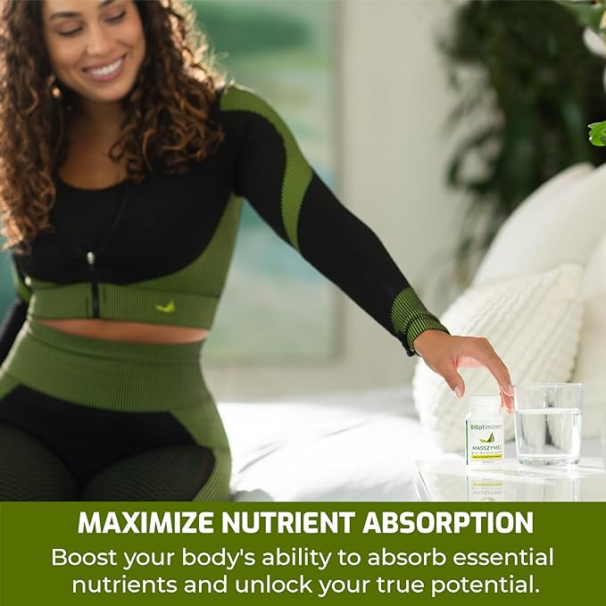BiOptimizers MassZymes Advanced Enzyme Formula - Gut Health Capsules - Image 5