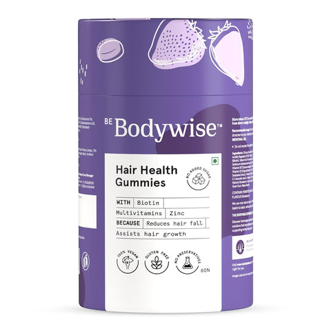 Be Bodywise Biotin Hair Gummies 60 Day Pack