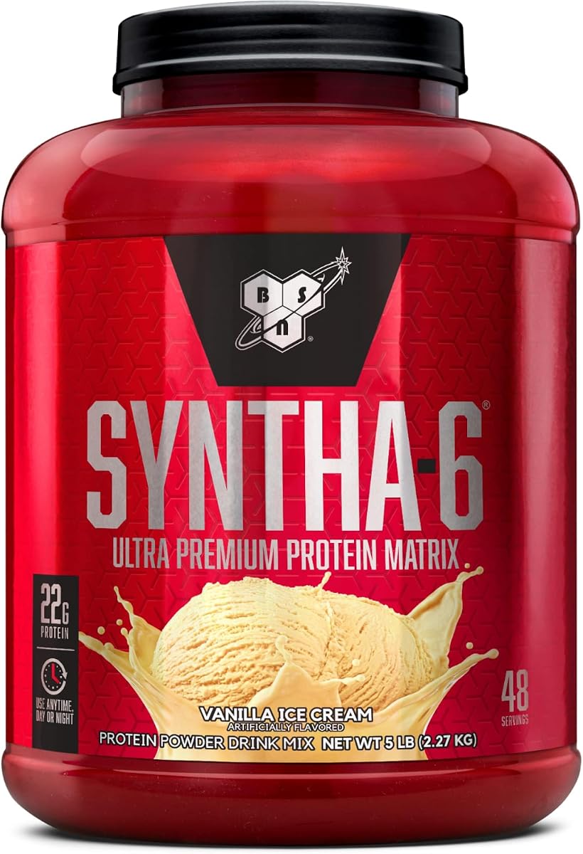 BSN Syntha-6 Vanilla Ice Cream Protein Powder - 2.27kg
