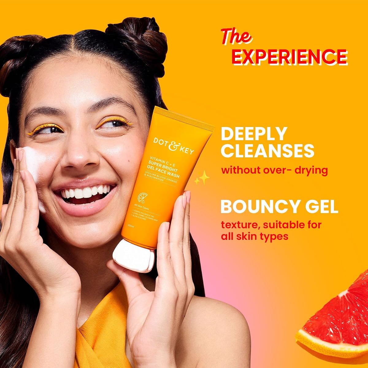 Dot & Key Vitamin C + E Gel Face Cleanser - 100ml - Image 2