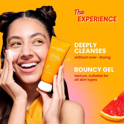 Dot & Key Vitamin C + E Gel Face Cleanser - 100ml - Image 2