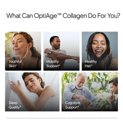 Decodeage Optiage Collagen Peptides - Unflavoured Powder, 150g - Image 4