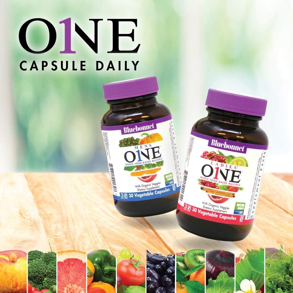 BlueBonnet Women's One Whole Food Vegetable Capsule - K2, 30 Count - Image 5