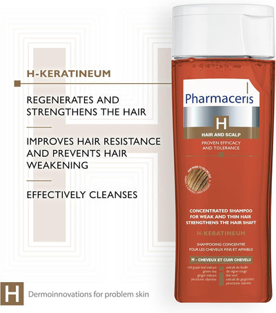 Pharmaceris Ph Keratineum Shampoo for Weak Hair - 250ml - Image 4