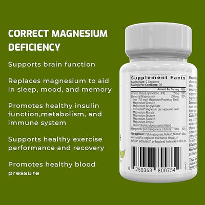 BiOptimizers Magnesium Breakthrough Supplement - Brain Health - 60 Capsules - Image 4