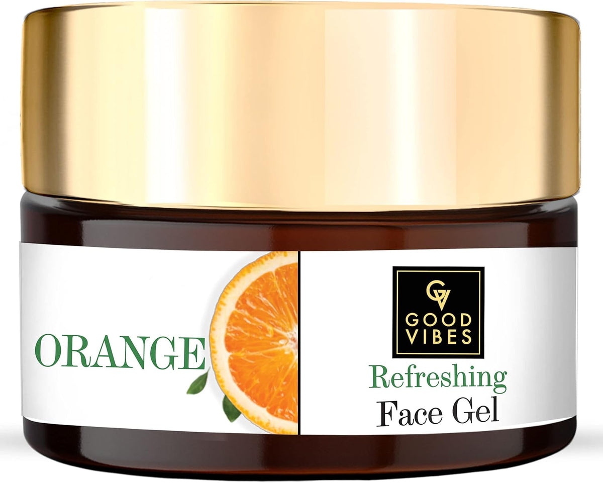 Good Vibes Orange Refreshing Face Gel Moisturiser - 100 gm