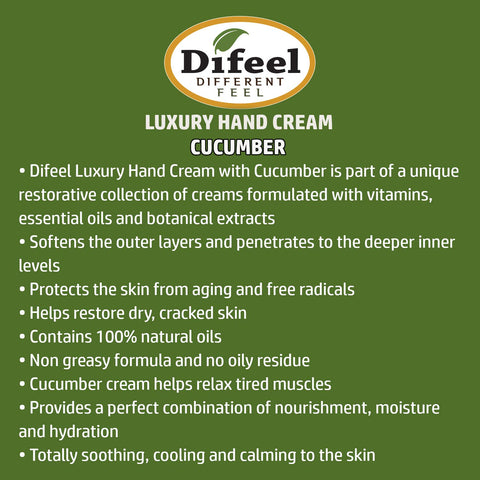 Difeel Hand Cream Cucumber Melon 40G