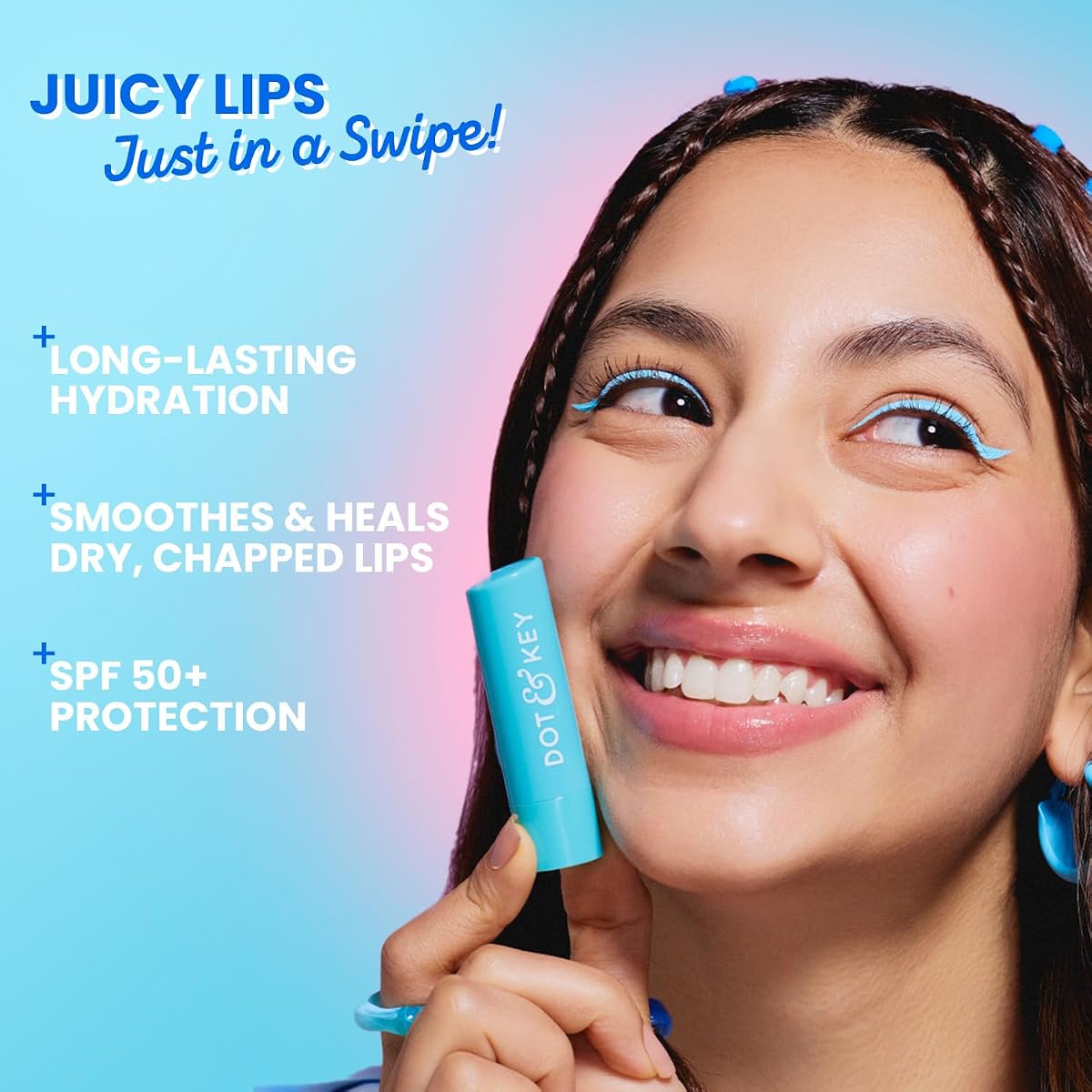 Dot & Key Lip Balm with SPF 50 - Blueberry Bliss - 4.5g - Image 3