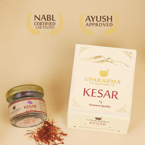 Upakarma Kashmiri Kesar (Saffron) - Original 1 Gram