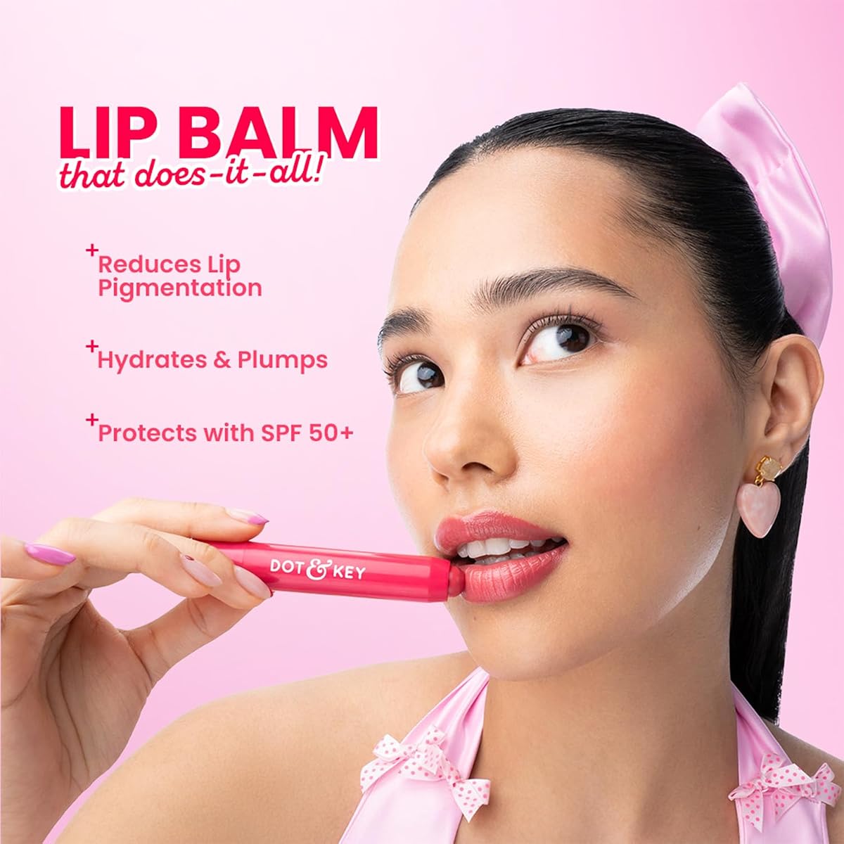 Dot & Key Lip Balm SPF 50 with 2% Kojic & Vitamin C, 4g - Image 3