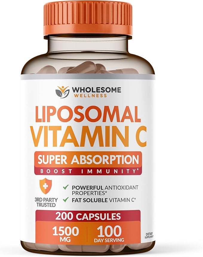 Wholesome Liposomal Vitamin C Capsules - 200 Count