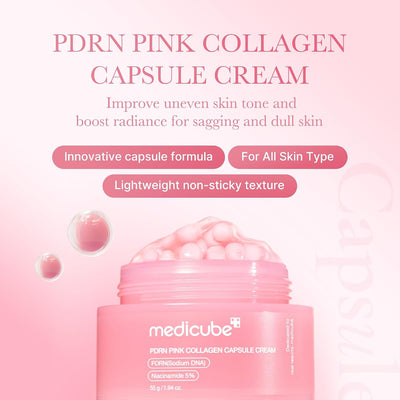 Medicube PDRN Pink Collagen Capsule Cream - 55g - Image 2