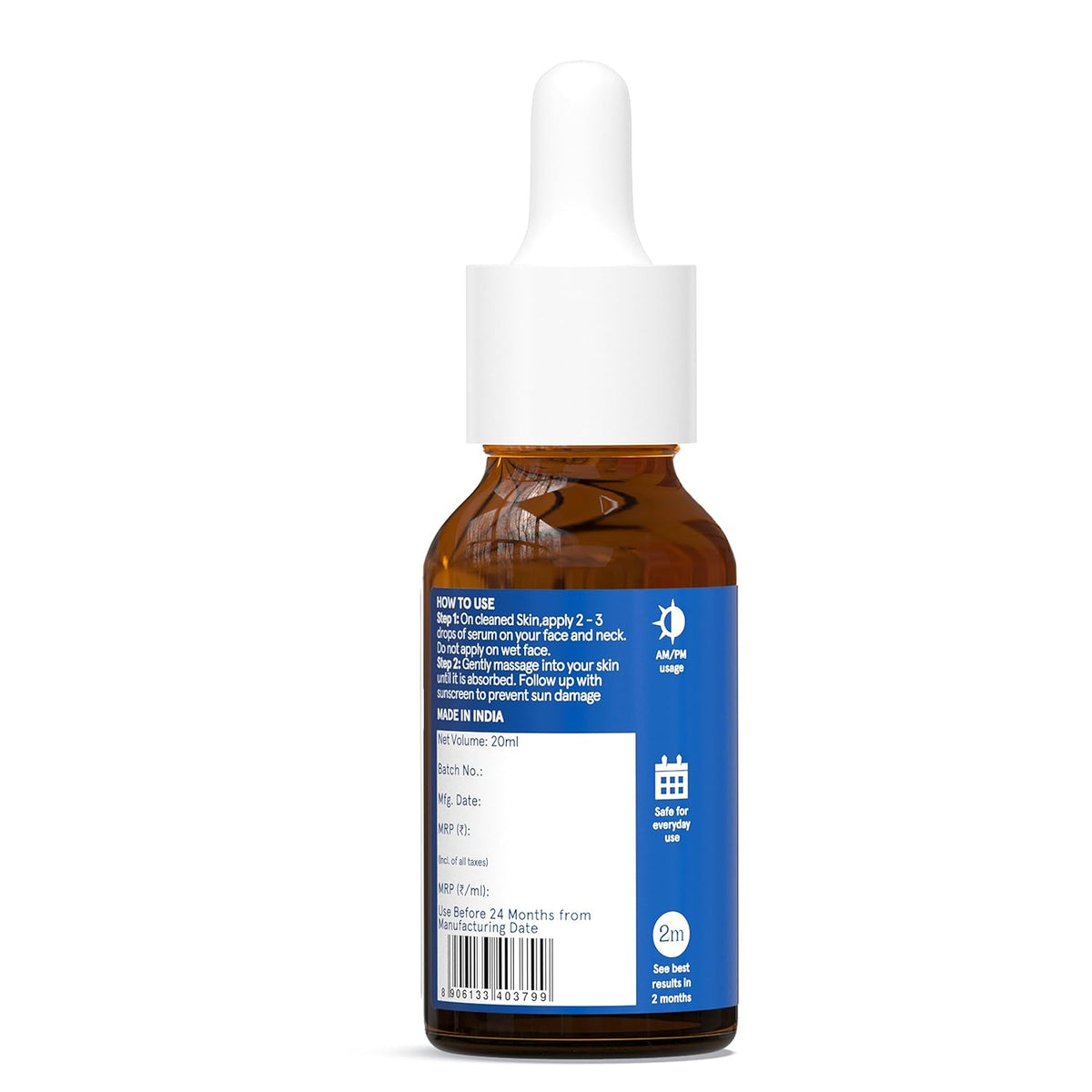 Be Bodywise Vitamin C Face Serum - 10% Concentration, 20ml - Image 2