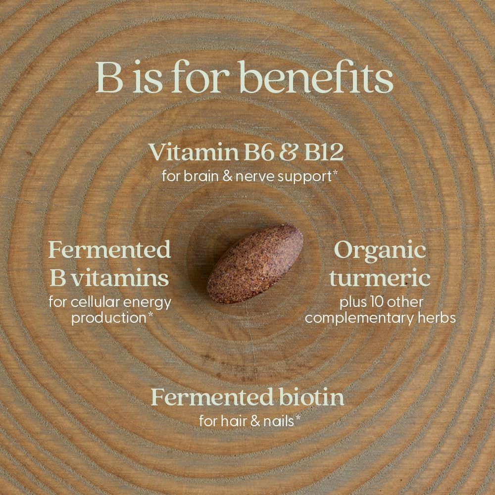 New Chapter Fermented Vitamin B Complex Capsules, 30 Count - Image 4
