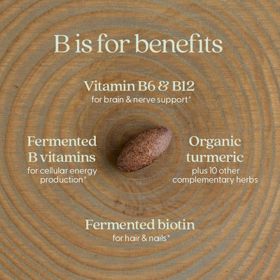 New Chapter Fermented Vitamin B Complex Capsules, 30 Count - Image 4