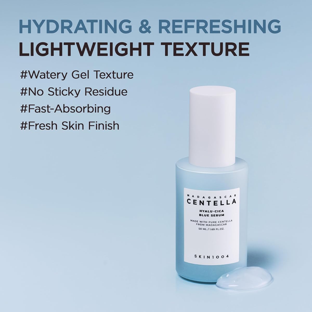 Skin1004 Madagascar Centella Hyalu-Cica Blue Serum - 50ml - Image 4