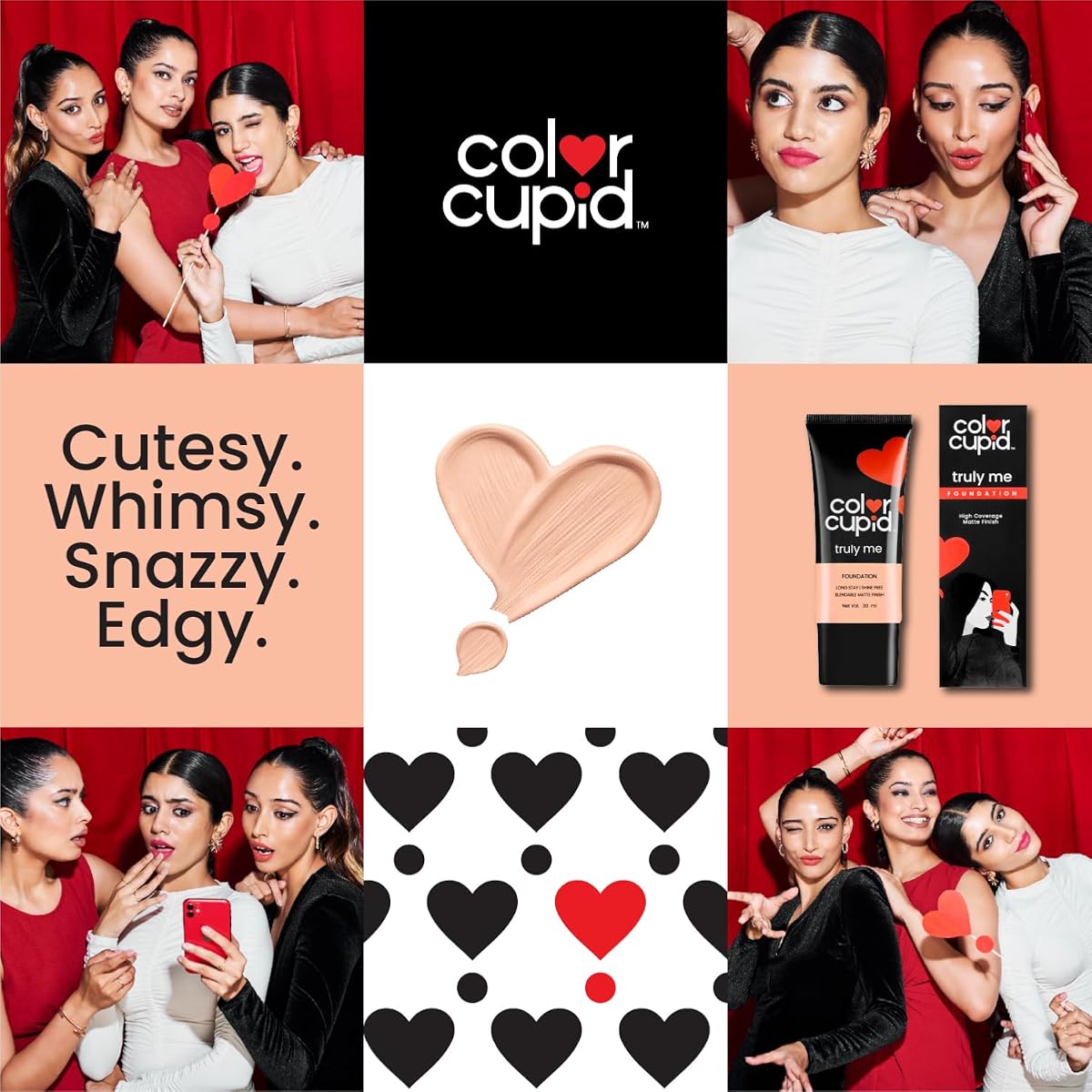 Color Cupid Truly Me Foundation with Hyaluronic Acid - Vanilla F01, 30ml - Image 6