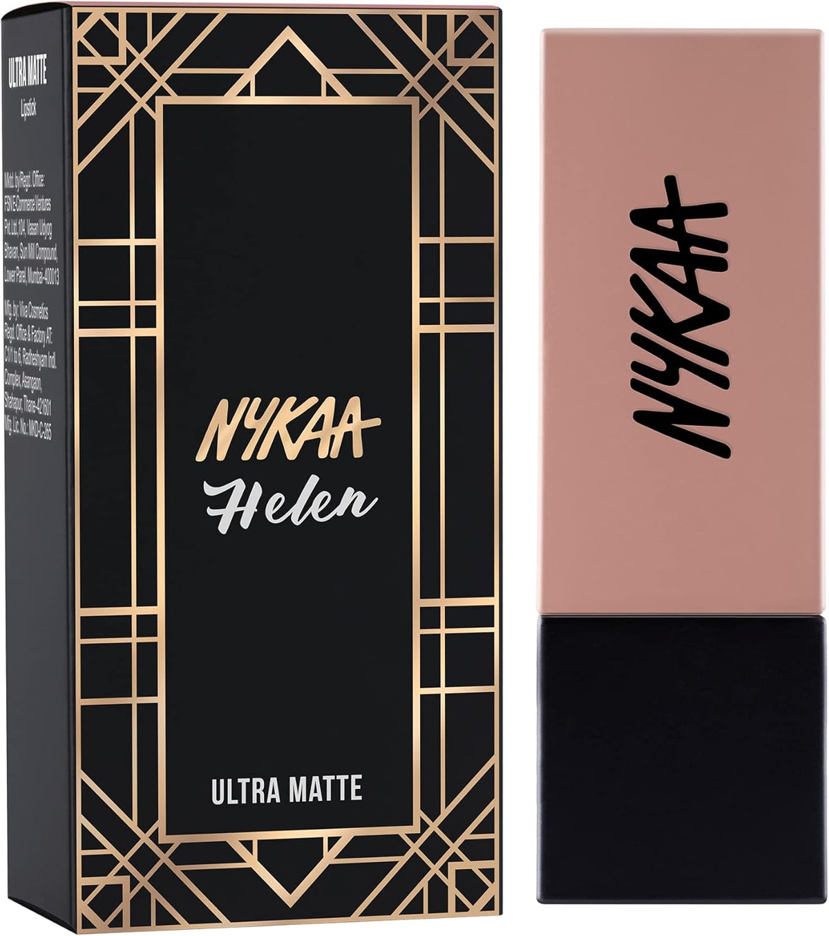 Nykaa Ultra Matte Lipstick Helen 01 - Colour Cosmetics - Image 2