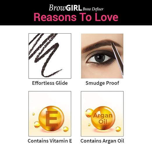 Nykaa BrowGirl Brow Definer - Bewitched Chestnut, 0.35g - Image 2