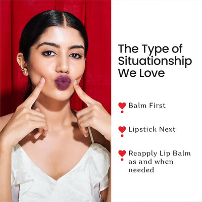 Color Cupid Lip Balm + Liquid Lipstick Duo - Winedine LB1 - Image 4