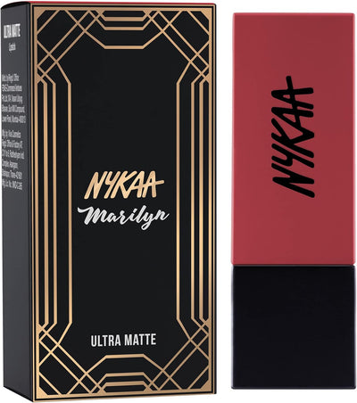 Nykaa Ultra Matte Lipstick Marilyn 10 - Rich Colour, 4.2g - Image 2