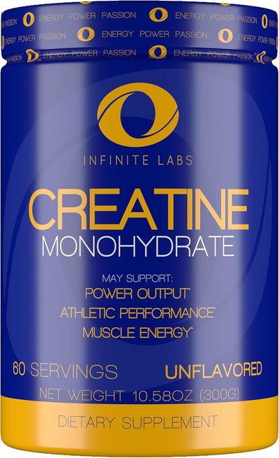 INFINITE Creatine Monohydrate Powder - Sports Nutrition, 300g