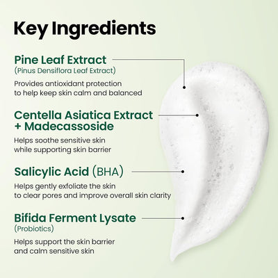 K-SECRET SEOUL 1988 Cleansing Foam with Pine Cica & Probiotics, 150ml - Image 4